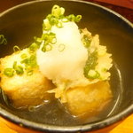 山崎製麺所 - 揚げ出し豆腐