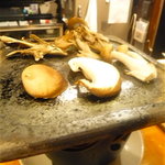 山崎製麺所 - きのこ溶岩焼き