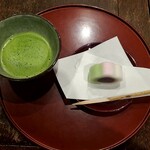 カフェ 叶 匠寿庵 - 抹茶と生菓子セット
