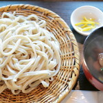 手打ちうどん はぐれ - 季節のつけ汁。鴨つけ汁うどん。