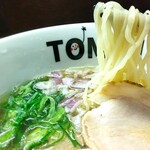 Ramen Tomeji - 麺リフト。