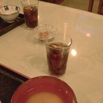 矢嶋食堂 - アイスコーヒーのサービスも♪