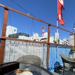 ルーフトップ ビアガーデン ヨコハマ - 青空とネパールとダルバート