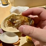 銀座 しのはら - にぎり:アナゴの蒸し鮨