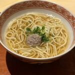 銀座 しのはら - 食事:スッポン出汁のラーメン