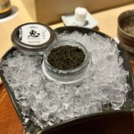 銀座 しのはら - お凌ぎ:（追加）オリジナルのハルキャビア