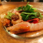 キャトルラパン　神戸三宮 - ●相変わらずてんこ盛りで美しい前菜盛り合わせである。