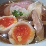 半熟味玉と材木メンマ