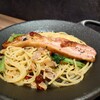 TEPPAN SPAGHETTI - 1枚ベーコンのペペロンチーノ（小盛）