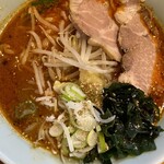 青竹手打ちらーめん 夢現 - 辛味噌ラーメン　税込1000円