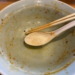 青竹手打ちらーめん 夢現 - 完食完飲です