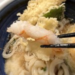 Honkaku Teuchi Udon Okasen - プリッとした食感の海老天