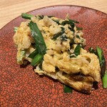 中国料理 柚子 - 春ニラと海老の卵炒め