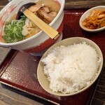 麺富 天洋 - にんにくラーメンＡセット