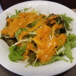 がっつりスパゲッティ ぱすたや - 農園サラダ。