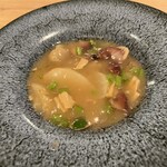 中国料理 柚子 - カブとホタルイカのやさしい煮込み