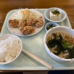 上海カフェ - 唐揚げ定食