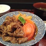 京橋 婆娑羅 - 黒毛和牛しぐれ煮トマトすき焼き仕立て