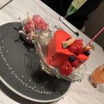 fruta& - コース限定の苺のグルテンフリーケーキ