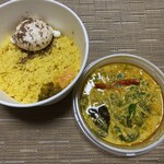 SPICY CURRY 魯珈 - 菜の花とあさりと筍のゲーン・ガリー