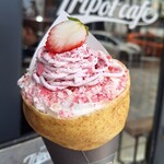 Tripot cafe BAKE stand - 【2024.03】SAKURAストロベリーモンブラン(税込1,200円)