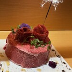 近江うし焼肉 にくTATSU - アニバーサリー肉盛り