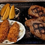 ビッグボーイ - 大俵ハンバーグ&牡蠣フライ  1,595円