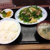 東園 - 肉ピーマン炒め定食  850円