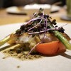 クラヤ カトウ - 料理写真:・真鯛のポワレ 焦がしバターソース