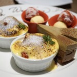 クラヤ カトウ - ・デザート 3種盛り合わせ(アニバーサリープレート)