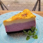 CHEESE CAFE Soan - 紫芋とパルミジャーノのベイクドチーズケーキ