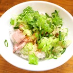 永明中華そば店 - 葱豚飯