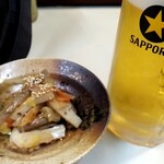 焼鳥倉沢屋 - 生ビールとお通し