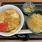 おべんとうのヒライ - 大江戸カツ丼　ミニうどんセット