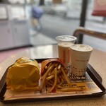 ロッテリア - 半熟たまてり絶品チーズバーガーセット+ドリンクS