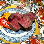 北海道炉端焼き 篝 - 白老牛のヒレ肉