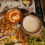 エリックサウス - ハニーバターチキンカレーとライタ