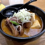 Motsuyaki Ban - ＊激辛とんび豆腐（¥495）