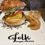 folk burgers&beers - ハンバーガー②