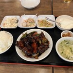 吉祥 - 黒酢すぶた定食