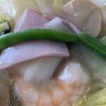 Taiga - ハム大ぶりな海老インゲン白菜など