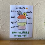 柑熟屋 - パフェの説明