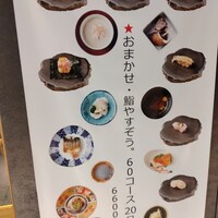 鮨やすぞう。 - 店頭の看板
