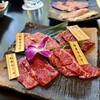 Kuroge Wagyuu Yakiniku Gaise Mmon - 堪能コースのお肉