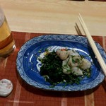 千鳥 - 山口県萩産の『なめたふぐ』の洗い