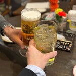 イーカ スーク  - ジャスミン酒のジャスミン茶割り