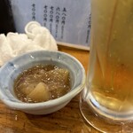 宗鮟 - 付出しの大根のそぼろ煮