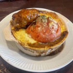 洋食屋 花きゃべつ - 龍ヶ崎トマトの焼きカレーオムライス