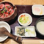 Wagyuu To Kome Miyoshitei - 和牛リブロースひつまぶし定食