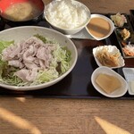 Teishokuya Tonton - 冷しゃぶ定食(食トレ中)